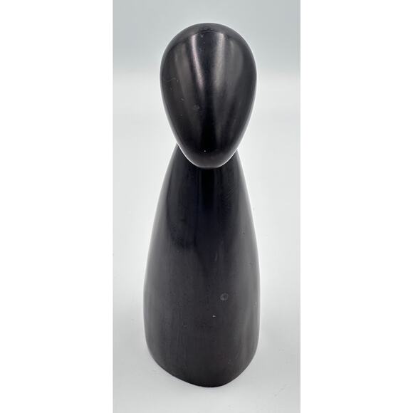 Mid Century Abstract Carved Stone Sculpture | Mid Century  Vintage Modernist Carved Stone Sculpture